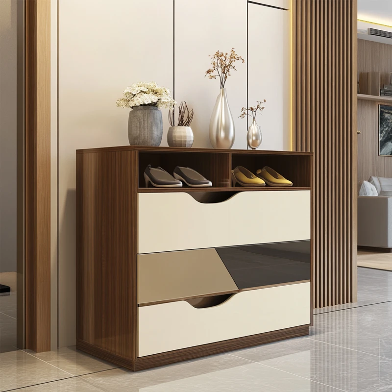 Solid Wood Shoe Cupboard